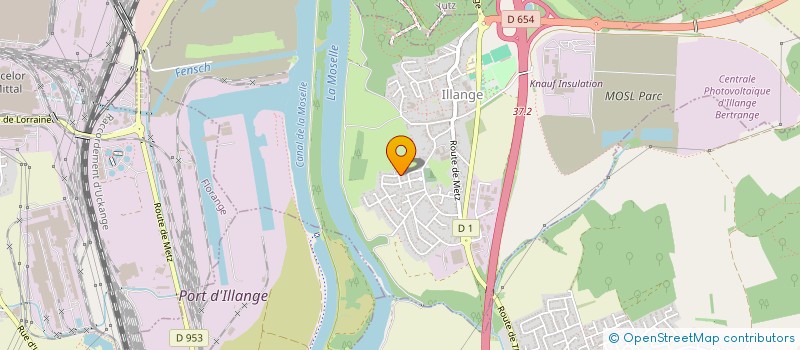 localisation de l'entreprise SCI STRATUS  ILLANGE