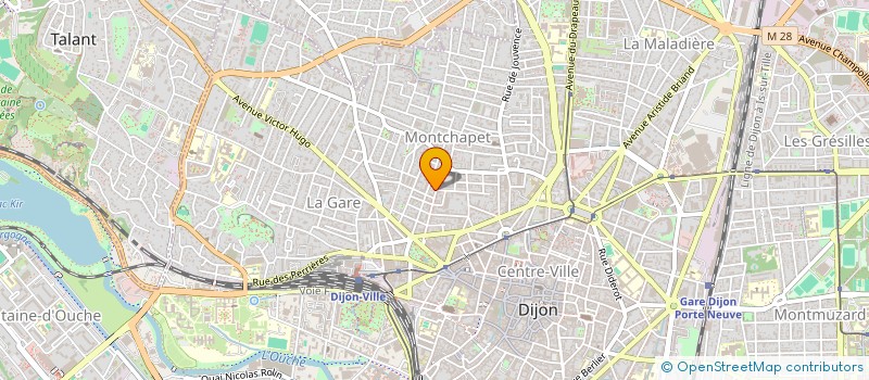 localisation de l'entreprise SCI STRAXEL  DIJON
