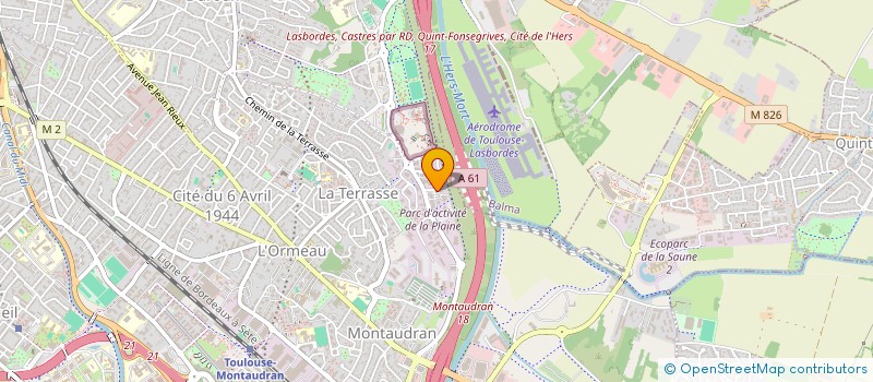 localisation de l'entreprise SCI STREAM GARDEN à TOULOUSE