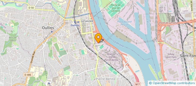 localisation de l'entreprise SCI STREET 64  OULLINS-PIERRE-BENITE