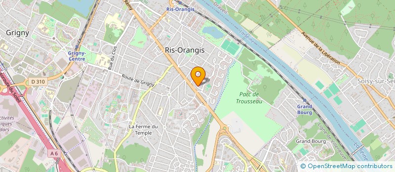 localisation de l'entreprise SCI STREET-IMMO à RIS-ORANGIS