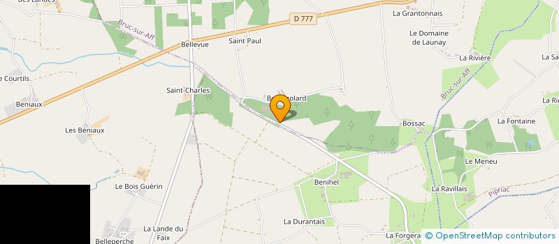 localisation de l'entreprise SCI STREET LOGE  BRUC-SUR-AFF