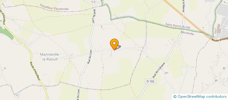 localisation de l'entreprise SCI STRELA IMMO  MANNEVILLE-LA-RAOULT