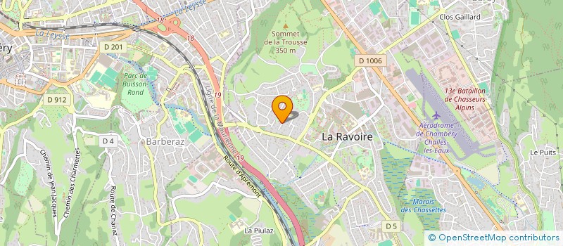 localisation de l'entreprise SCI STRELITZIA  LA RAVOIRE