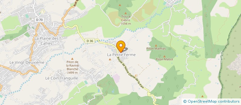 localisation de l'entreprise SCI STRELIZIA  LE TAMPON