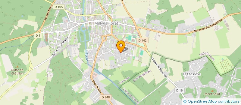localisation de l'entreprise SCI STRELLA à MILLY-LA-FORET