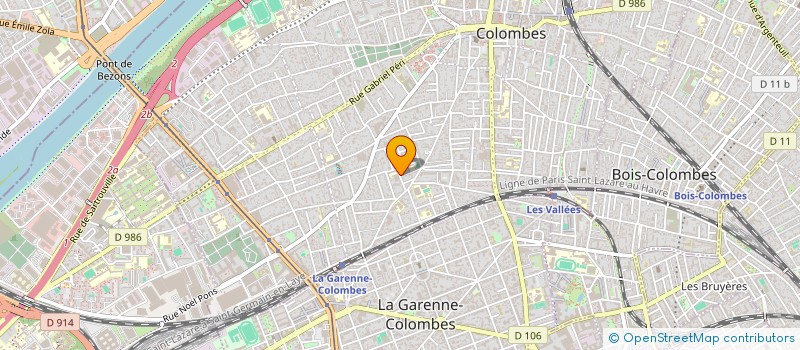 localisation de l'entreprise SCI STRESA à COLOMBES