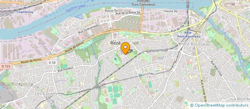 localisation de l'entreprise SCI STRIGA  REZE