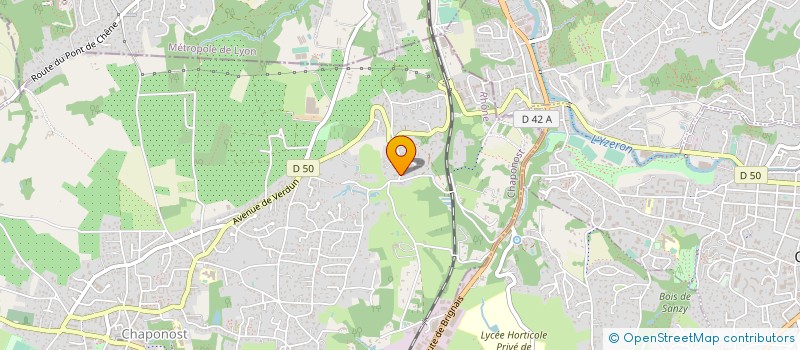 localisation de l'entreprise SCI STRIOLI  CHAPONOST