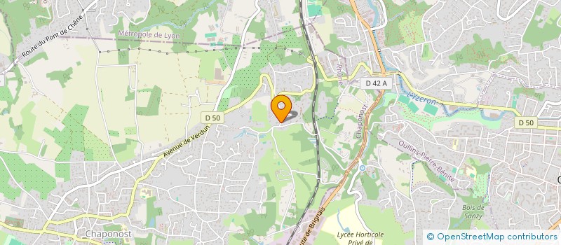 localisation de l'entreprise SCI STRIOLIFIO  CHAPONOST