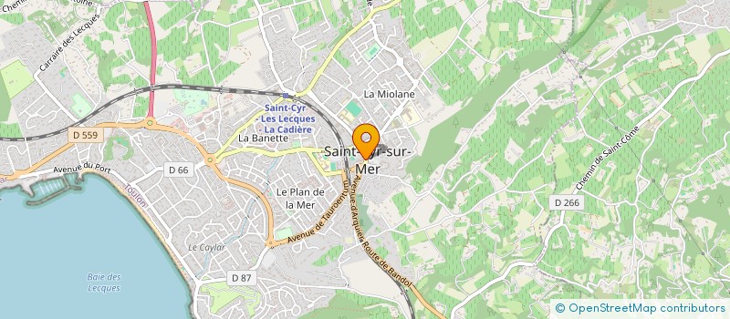 localisation de l'entreprise SCI STROKKUR à SAINT-CYR-SUR-MER