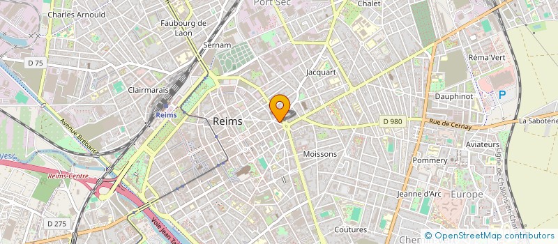 localisation de l'entreprise SCI STROMBOLI  REIMS