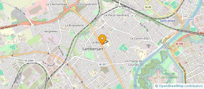 localisation de l'entreprise SCI STROMBOLIM à LAMBERSART