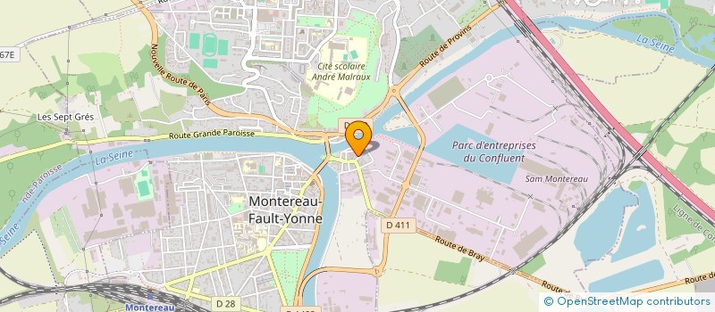 localisation de l'entreprise SCI STROUCE  MELUN