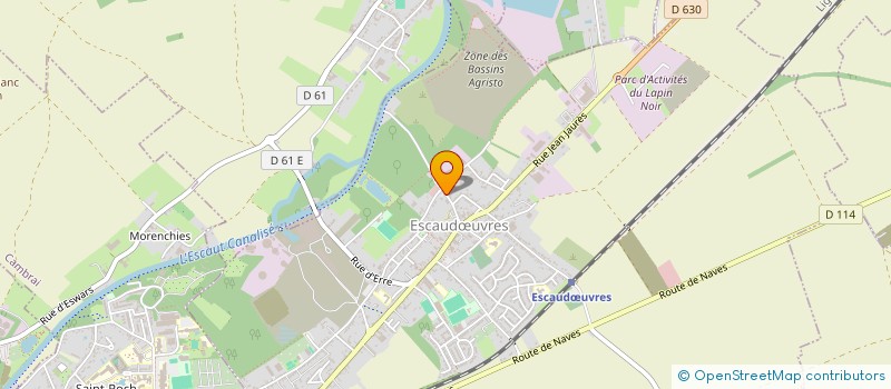 localisation de l'entreprise SCI STRUVE  ESCAUDUVRES