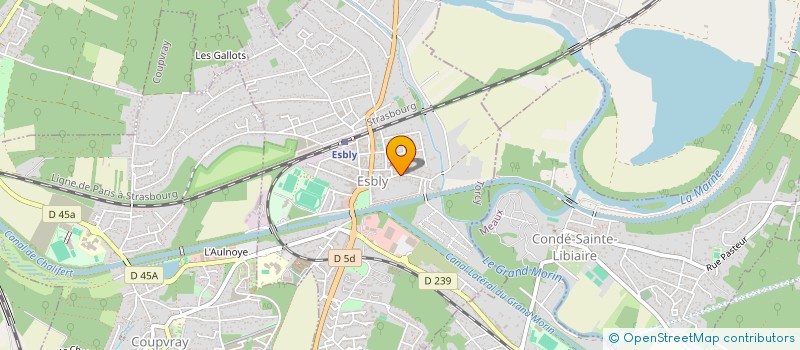 localisation de l'entreprise SCI STS L'HORIZON  ESBLY
