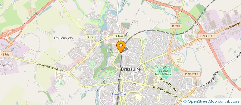 localisation de l'entreprise SCI STUD'CATH  BRESSUIRE