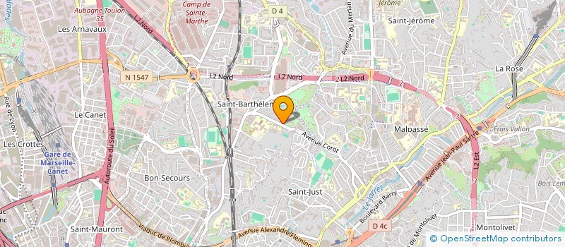 localisation de l'entreprise SCI STUDAIX 13 à MARSEILLE