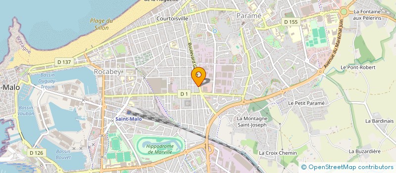 localisation de l'entreprise SCI STUDENT  SAINT-MALO