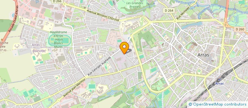 localisation de l'entreprise SCI STUDIMMO à ARRAS