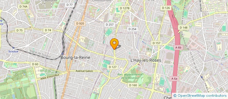 localisation de l'entreprise SCI STUDINA PARK  L'HAY-LES-ROSES