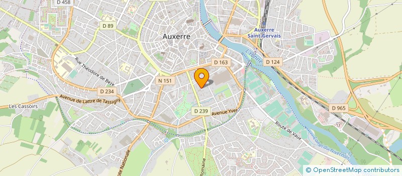 localisation de l'entreprise SCI STUDIO 19 à AUXERRE
