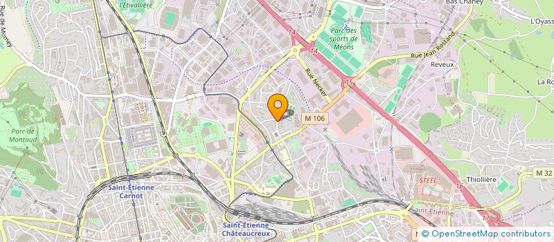 localisation de l'entreprise SCI STUDIO 33  SAINT-ETIENNE