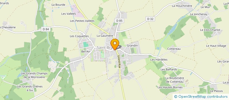 localisation de l'entreprise SCI STUDIO 54  SAINT-BRANCHS