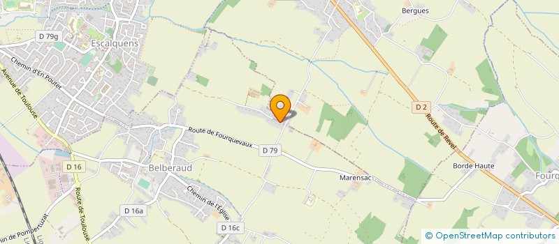 localisation de l'entreprise SCI STUDIO ACHILLE  ODARS