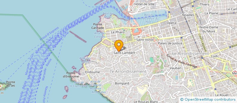 localisation de l'entreprise SCI STUDIO MERMAID à MARSEILLE