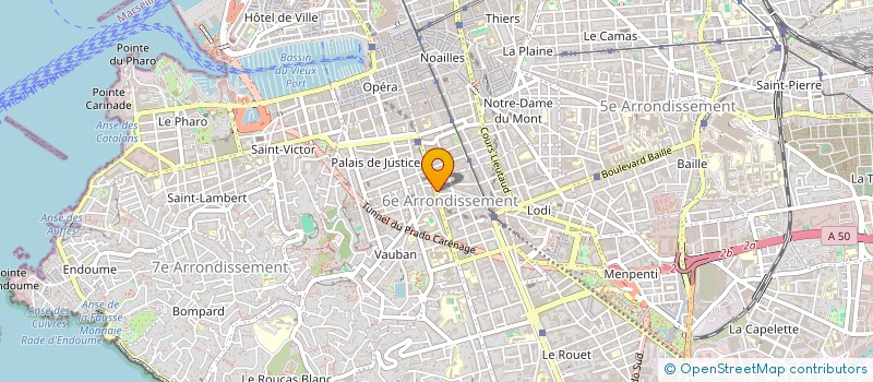 localisation de l'entreprise SCI STUDIO PARADIS à MARSEILLE