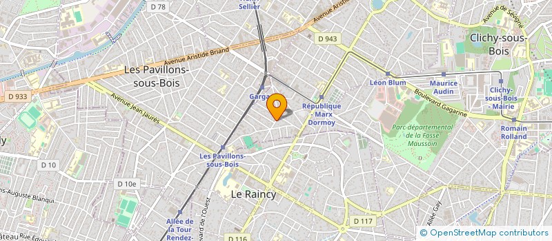 localisation de l'entreprise SCI STUDIO PLUS à LIVRY-GARGAN