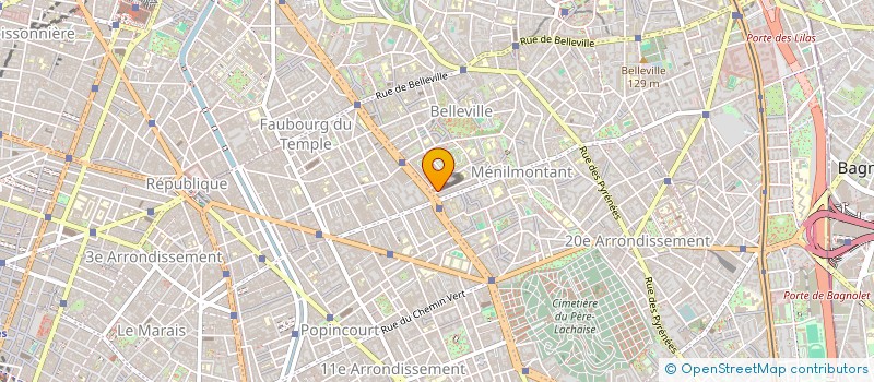 localisation de l'entreprise SCI STUDIO VOLTAIRE  PARIS