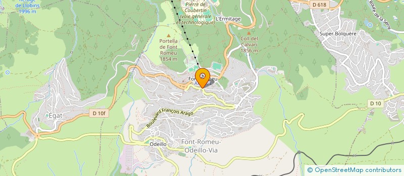 localisation de l'entreprise SCI STUDIOLO  FONT-ROMEU-ODEILLO-VIA