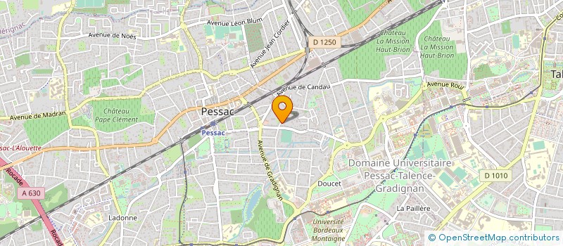 localisation de l'entreprise SCI STUDIOS 88  PESSAC