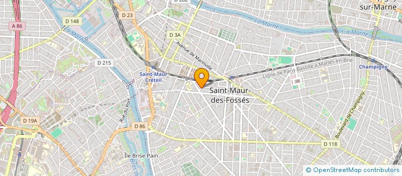 localisation de l'entreprise SCI STUDIOS ROQUETTE à SAINT-MAUR-DES-FOSSES