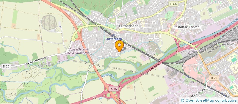 localisation de l'entreprise SCI STUMPI  LUTTERBACH