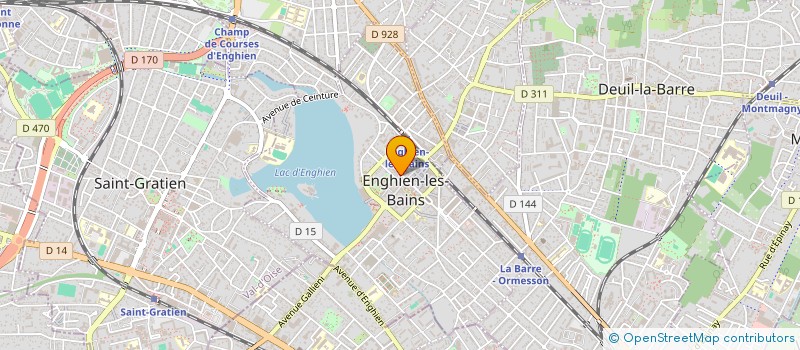 localisation de l'entreprise SCI STURGEN à ENGHIEN-LES-BAINS