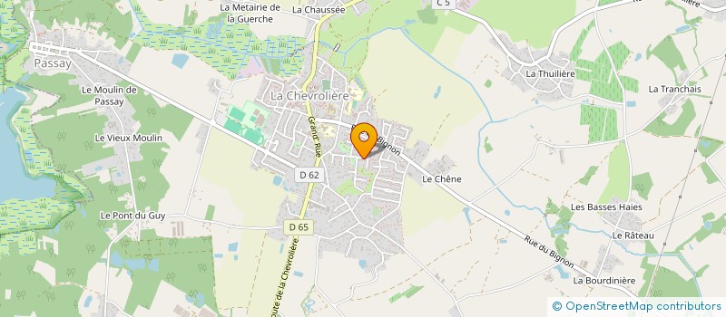 localisation de l'entreprise SCI STVA  LA CHEVROLIERE