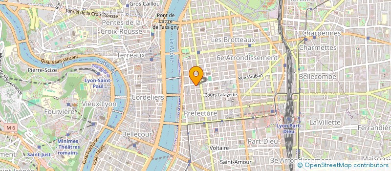 localisation de l'entreprise SCI STVC  LYON