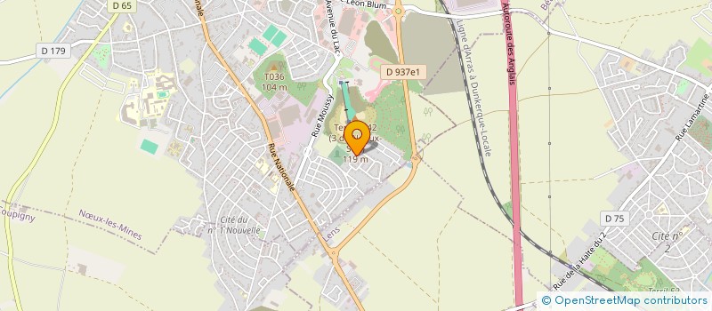 localisation de l'entreprise SCI STW  NUX-LES-MINES