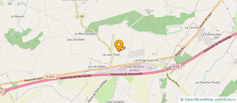 localisation de l'entreprise SCI STYL'HOME  REUX