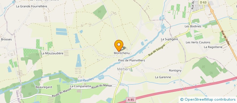 localisation de l'entreprise SCI SU 16 RUE SAINT HONORE  MEHERS