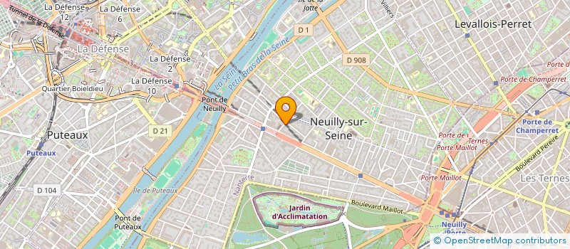 localisation de l'entreprise SCI SU-HO à NEUILLY-SUR-SEINE