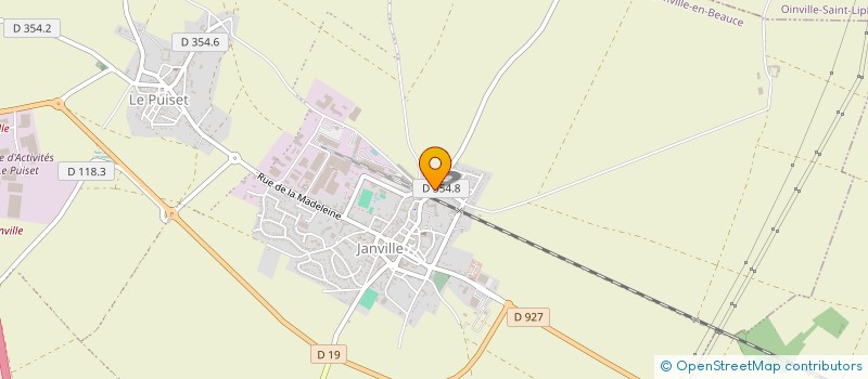 localisation de l'entreprise SCI SUARD à JANVILLE-EN-BEAUCE