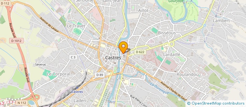 localisation de l'entreprise SCI SUAREZE  CASTRES