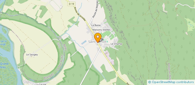 localisation de l'entreprise SCI SUATON  PARVES ET NATTAGES