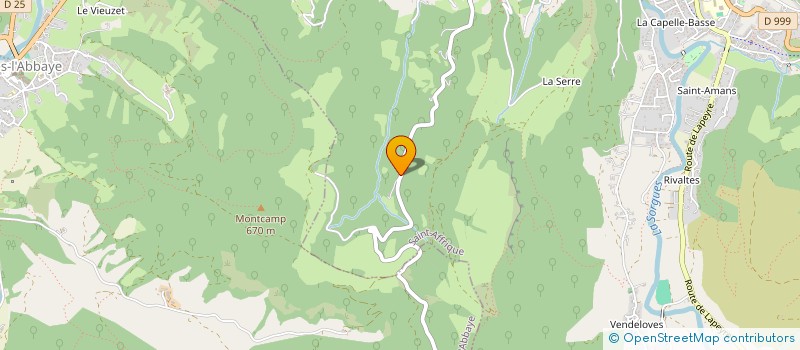 localisation de l'entreprise SCI SUAU  SAINT-AFFRIQUE