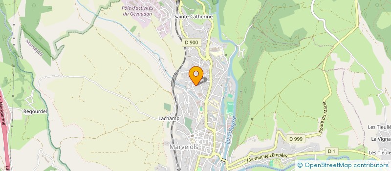 localisation de l'entreprise SCI SUAU  MARVEJOLS