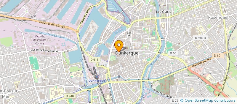 localisation de l'entreprise SCI SUB à DUNKERQUE